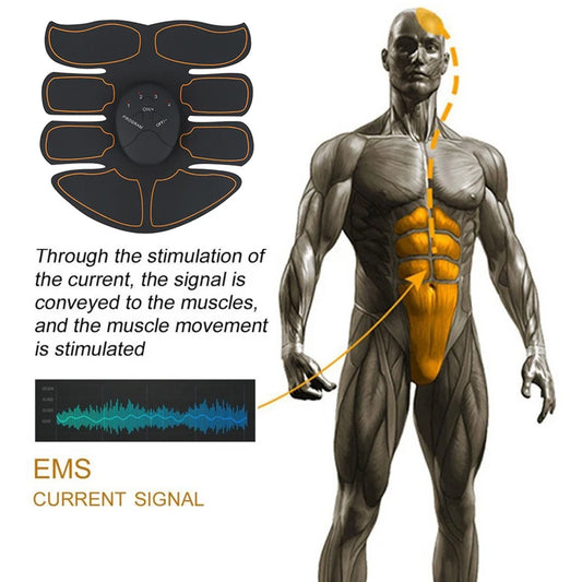 Electroestimulador EMS para abdomen y glúteos