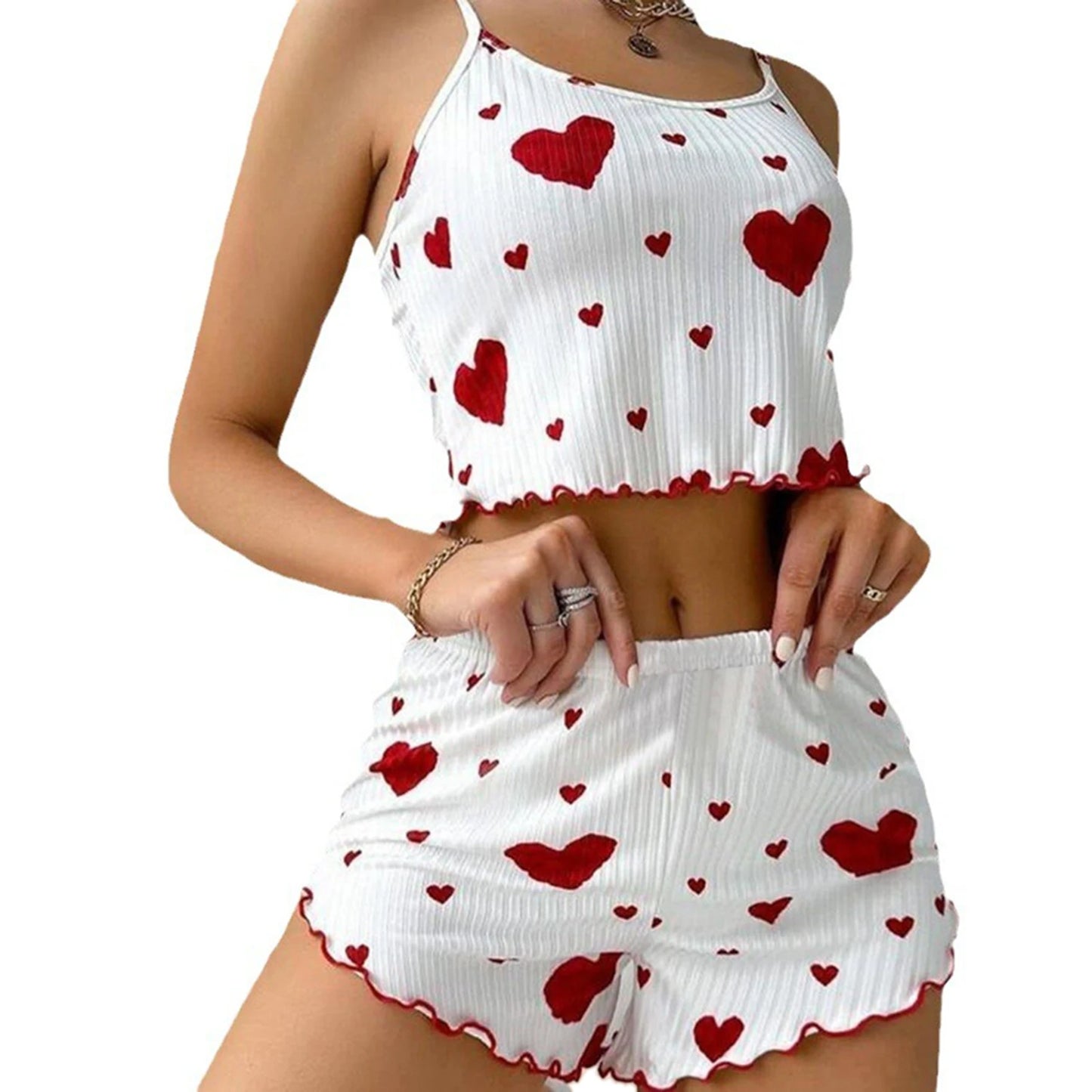 Pijama mujer 2 piezas con short y top