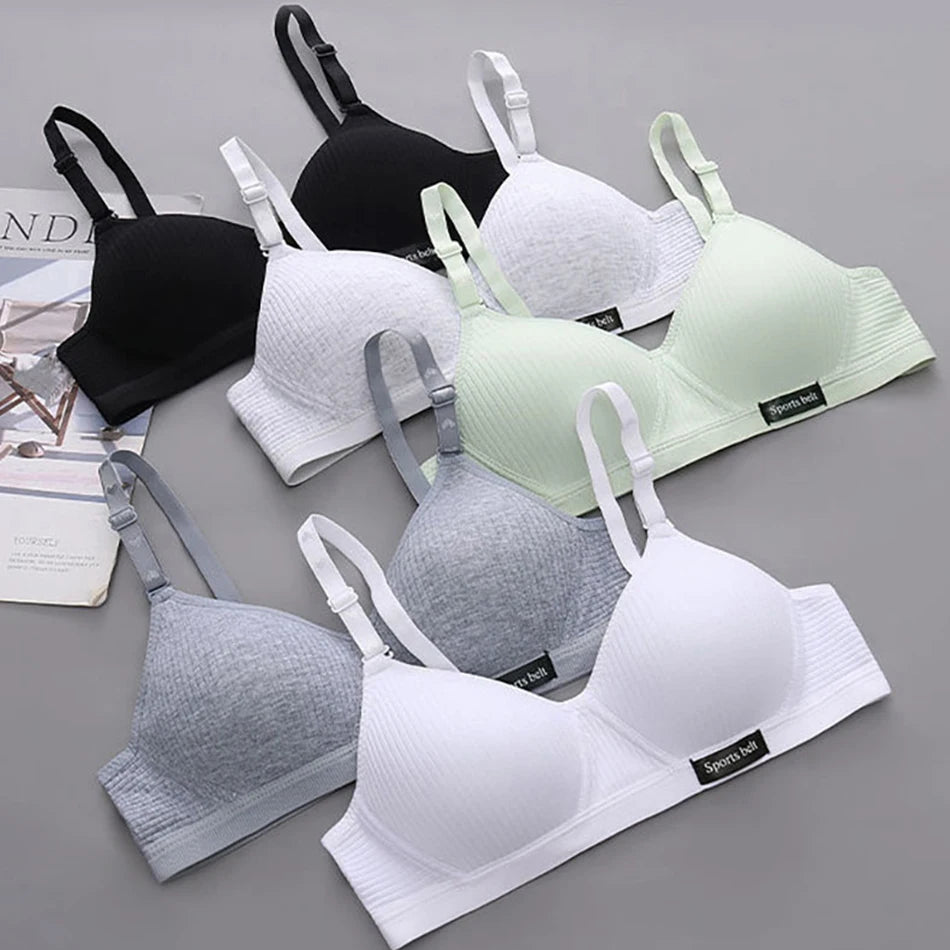 Top Deportivo Seamless para Adolescente sin Aros, Suave y Cómodo para Uso Diario
