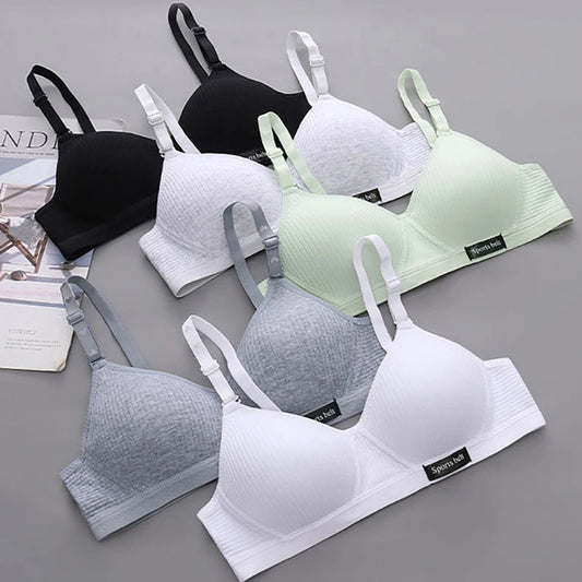 Top Deportivo Seamless para Adolescente sin Aros, Suave y Cómodo para Uso Diario