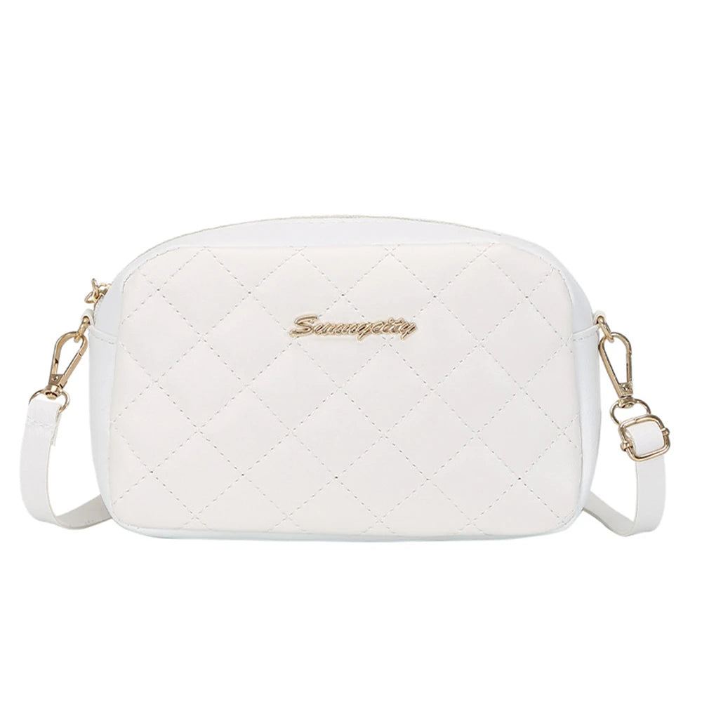 Bolso bandolera pequeño con cadena y borlas para mujer