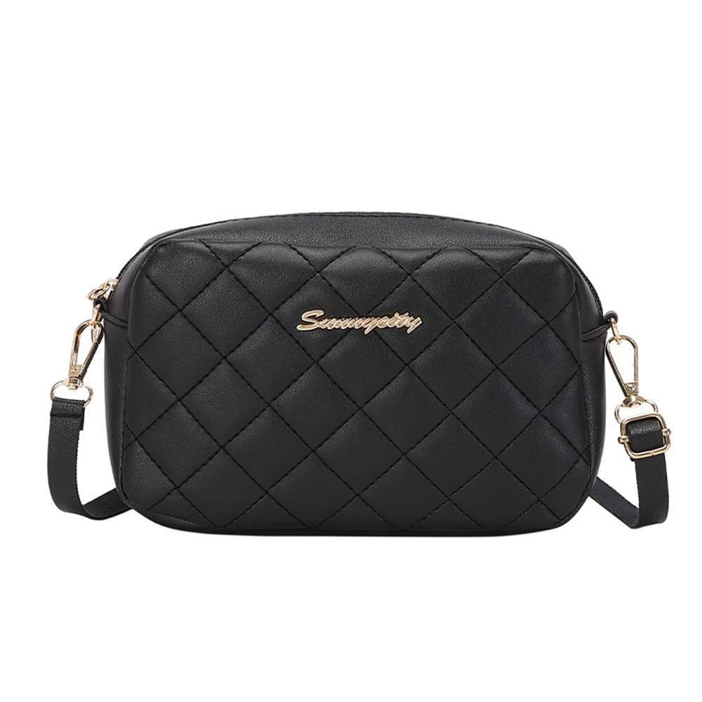 Bolso bandolera pequeño con cadena y borlas para mujer