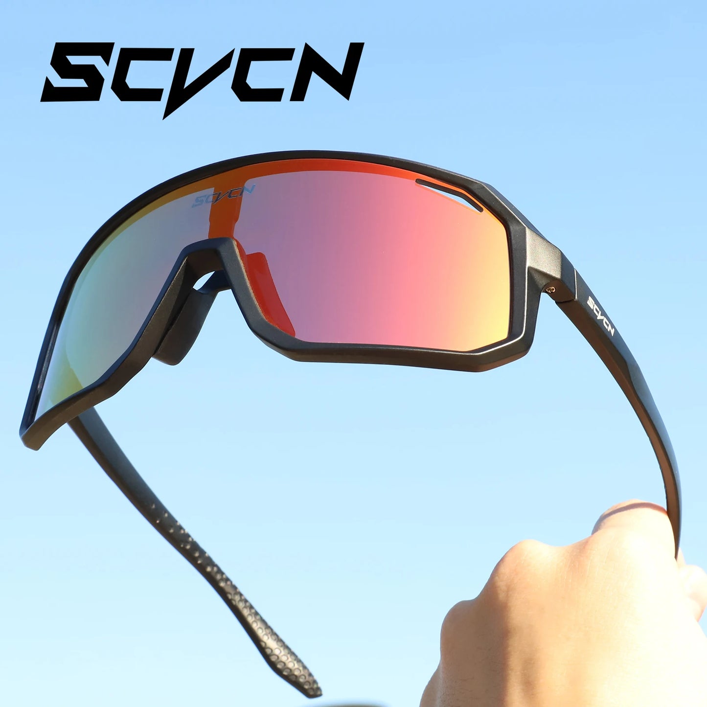 Gafas deportivas ciclismo unisex – UV400, ligeras y resistentes para MTB, running y outdoor