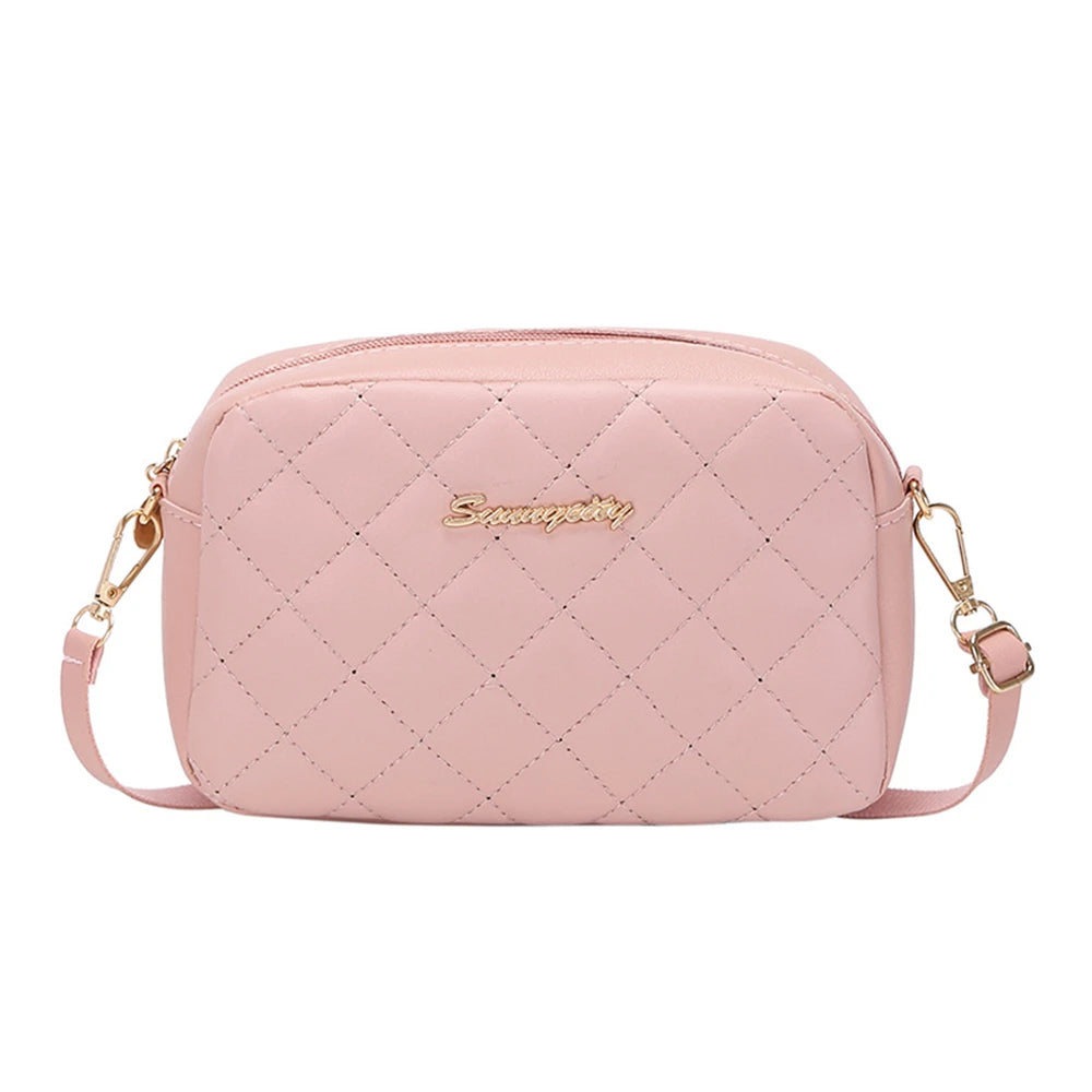 Bolso bandolera pequeño con cadena y borlas para mujer