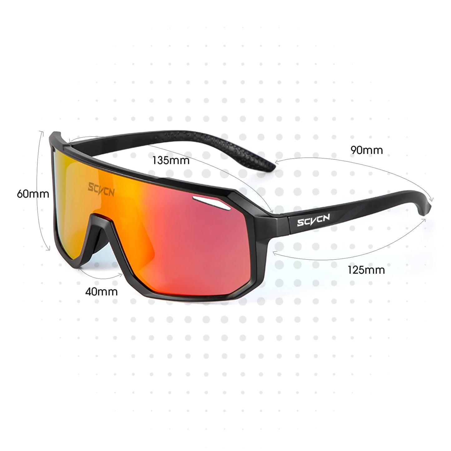 Gafas deportivas ciclismo unisex – UV400, ligeras y resistentes para MTB, running y outdoor