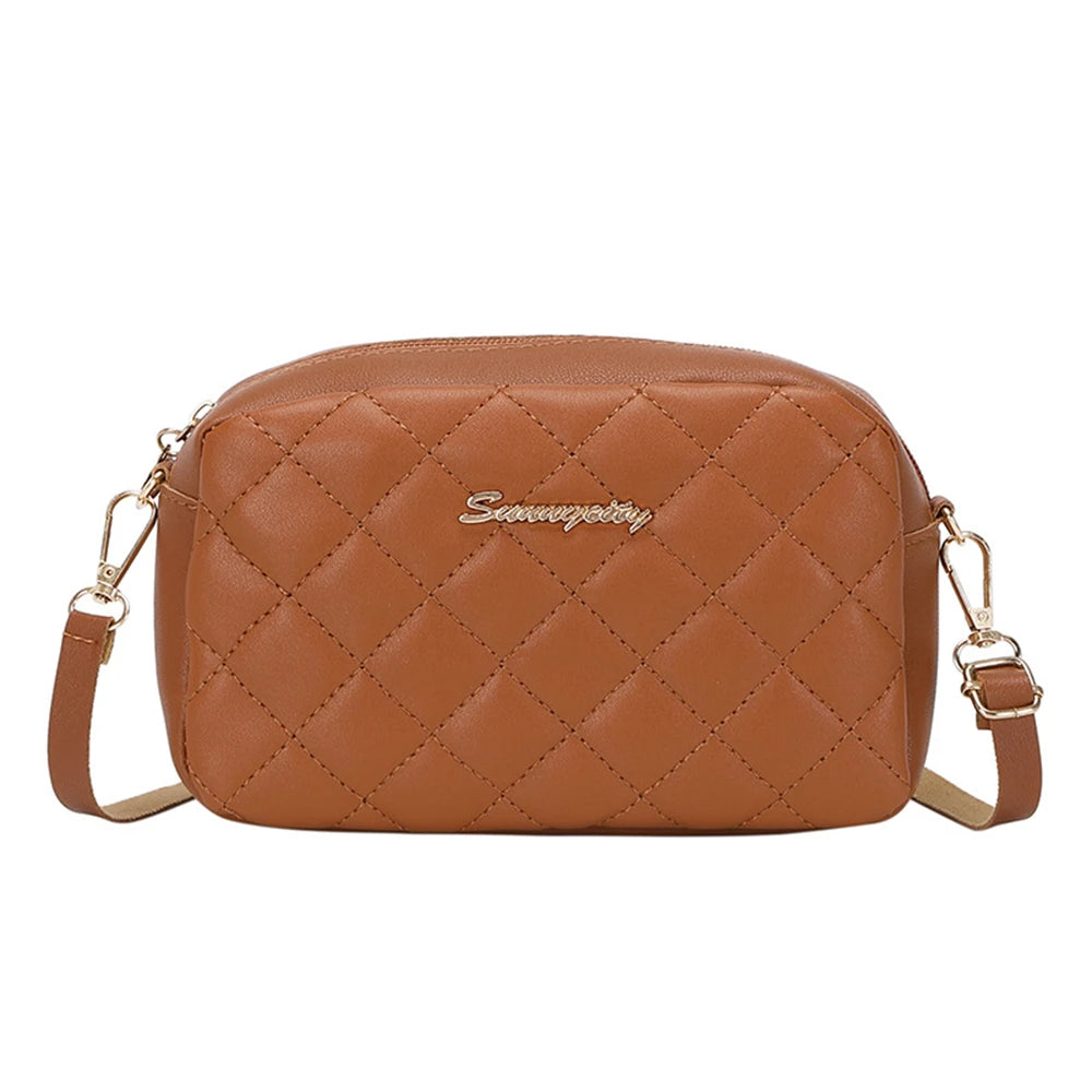 Bolso bandolera pequeño con cadena y borlas para mujer