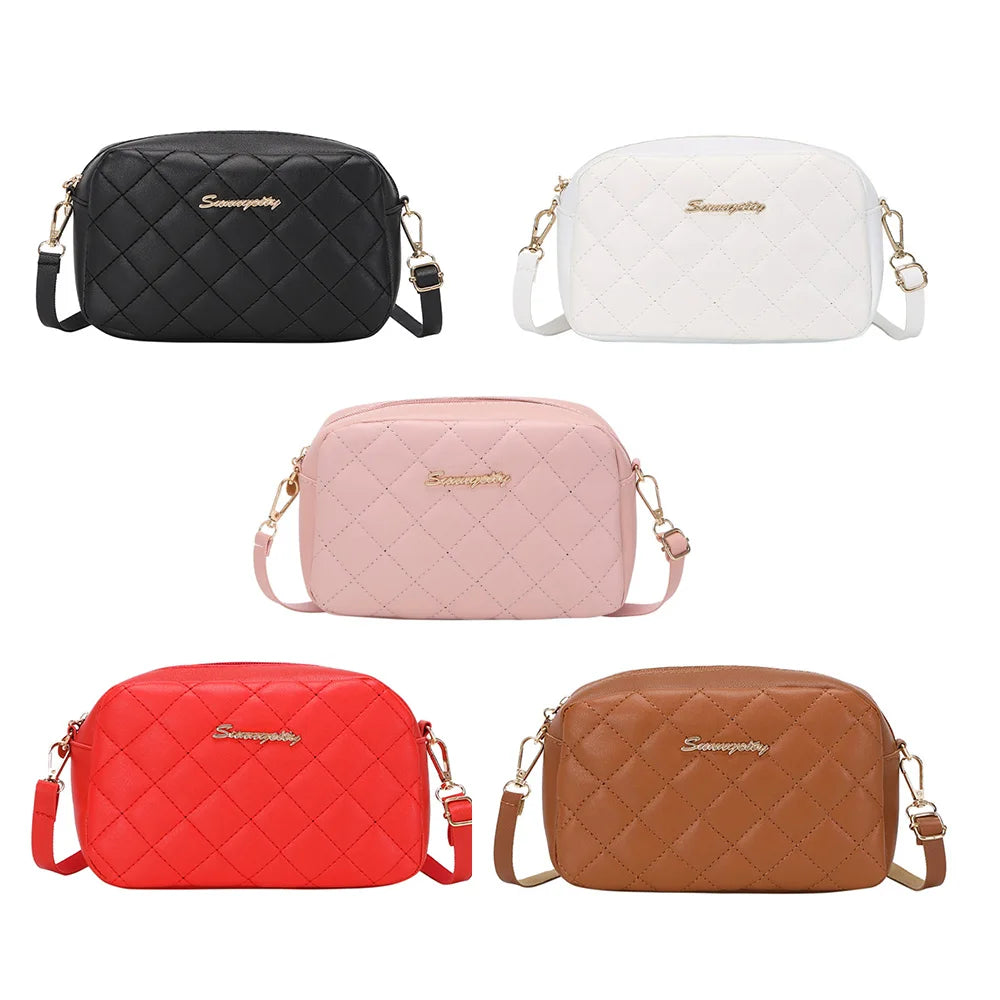 Bolso bandolera pequeño con cadena y borlas para mujer