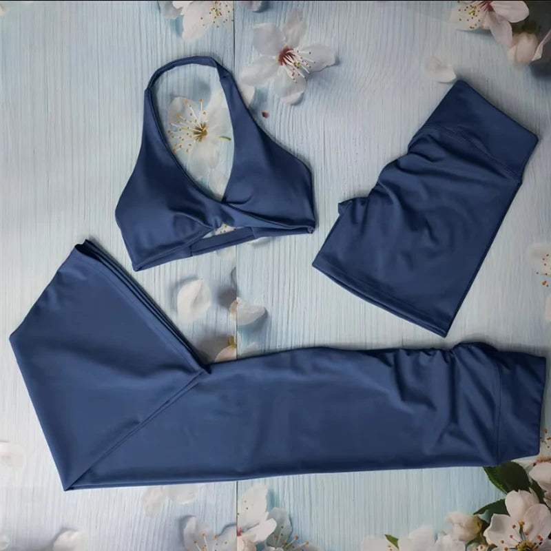 Conjunto deportivo corto moldeador para mujer