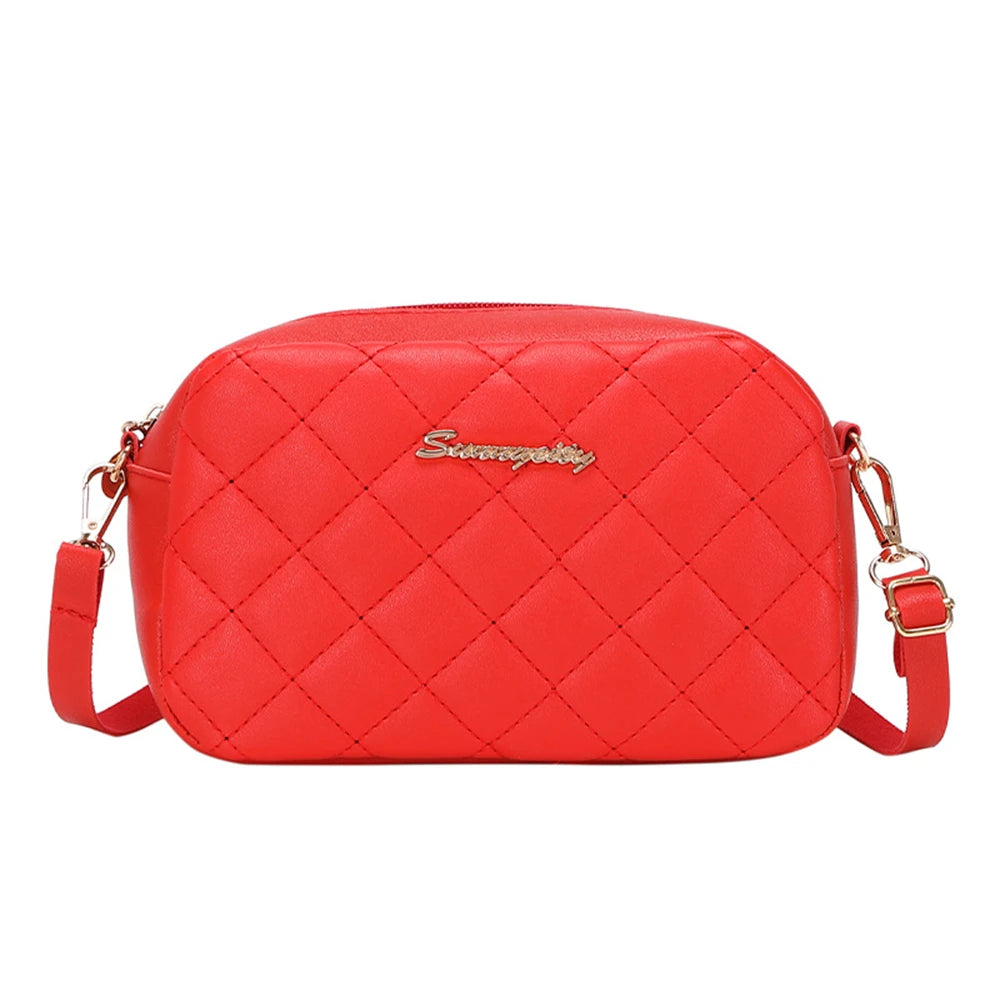 Bolso bandolera pequeño con cadena y borlas para mujer