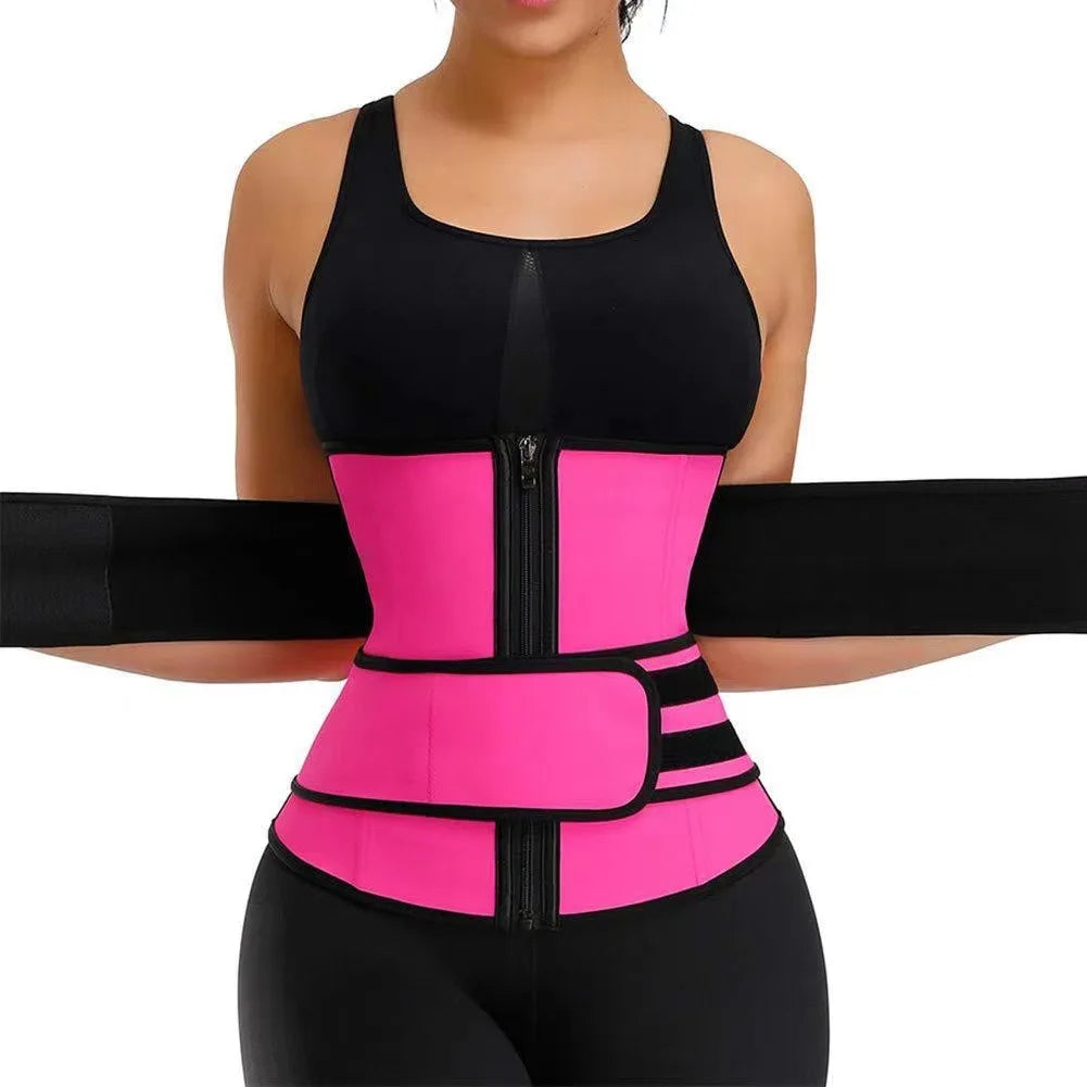 Faja deportiva reductora para mujer – cinturón moldeador para entrenamiento y efecto sudoración