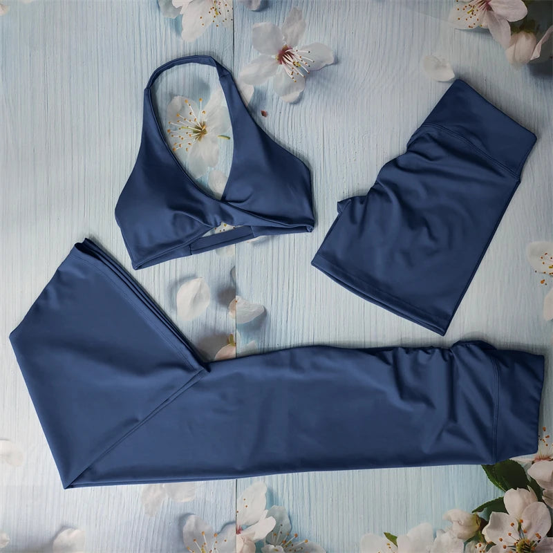 Conjunto deportivo corto moldeador para mujer
